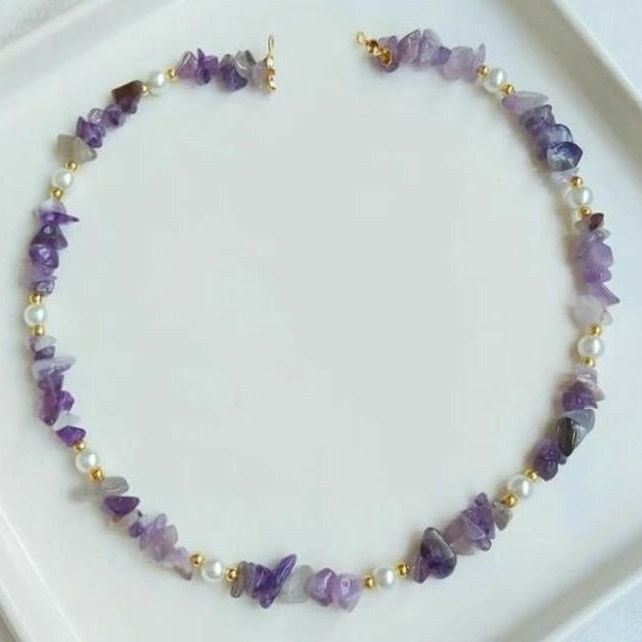 گردنبند چوکر سنگ طبیعی