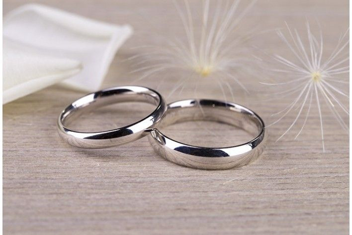حلقه استیل نقره ای( یک حلقه )